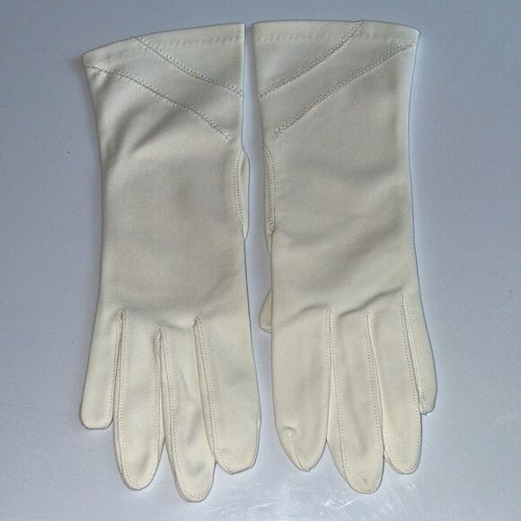 Vtg new in packaging Kayser white nylon gloves - Picture 2 of 6